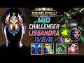 Challenger Lissandra MID vs LeBlanc - 챌린저 미드 리산드라 템트리 룬 만년서리 여진 リサンドラ Лиссандра 冰霜女巫 - LOL KR 11.14