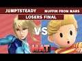 HAT 65 - Jumpsteady (Zero Suit Samus) Vs. Muffin from Mars (Lucas) Losers Finals - Smash Ultimate