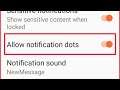 How To Allow & Deny Notification Dots In Android