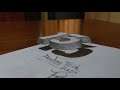 HOW TO DRAW 3D FLOATING NUMBER 13 | Drawing Tech
