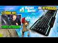 I found my FIRST Keyboard for Fortnite and it TURNED me into THIS... (season 1 keyboard)