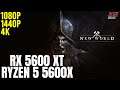 New World | Ryzen 5 5600x + RX 5600 XT | 1080p, 1440p, 4K benchmarks!