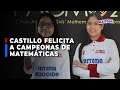 🔴🔵 Presidente Castillo felicita a escolares que ganaron Olimpiada Panamericana de Matemáticas