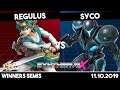 Regulus (Hero) vs Syco (Dark Samus/Mario) | Winners Semis | Synthwave X #9
