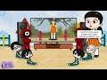 Squid Game 오징어 게임 🦑 Characters React to Squid Game Logic Cartoon Animation | Gacha with Lexi