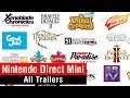 All trailers  Nintendo Direct Mini - 26 March 2020