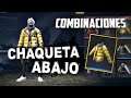 COMBINACIONES CON "CHAQUETA ABAJO"/MEJORES OUTFITS EN FREE FIRE