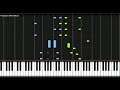 F. Burgmuller - La Chevaleresque  [Piano Tutorial] EASY Piano Synthesia By Teclapia Sheet music