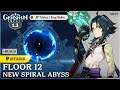GENSHIN IMPACT 1.3 : 9 STARS NEW FLOOR 12 SPIRAL ABYSS WITH XIAO + KEQING [AR55] - JP VOICE ENG SUBS