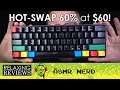 Hot-Swap 60% at $60: Velocifire M2/TKL61WS Wireless Mechanical Gaming Keyboard ASMR Review