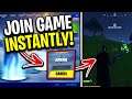 How To Join A Game QUICKER In Fortnite Chapter 2! (Insta-Queue)
