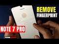 How to Remove Fingerprint Lock in Redmi Note 7 Pro