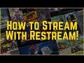 How to Stream! 😃 - Directly From Your Browser With Restream Studio! 【Restream】