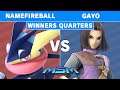 MSM Online 3 - Namefireball (Greninja) Vs Gayo (Hero) Winners Quarters - Smash Ultimate