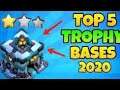 New Top 5 Th13 TROPHY🏆 Base Link || Th13 Best Leagend League Base 2020 || Clash Of Clans