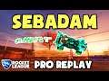 Sebadam Pro Ranked 2v2 POV #67 - Rocket League Replays