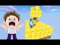 SkyBlock But EveryThing Is LuckyBlock In Minecraft