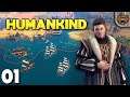 Só quero meu Porto +5 | Humankind Naval #01 - Gameplay 4k PT-BR