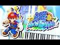 Super Mario Sunshine - Title Screen Piano Tutorial Synthesia