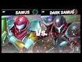 Super Smash Bros Ultimate Amiibo Fights  – Request #18538 Fusion Suit vs Dark Samus