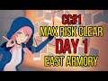CC#1 Max Risk Clear Day 1 & 2 East Armory with Blue Poison~ | Arknights