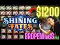 DID WE JUST SPEND $1200 on SHINING FATES!? ETB pins Pikachu V | PTCG | Couch Chills Bropenings pt.2