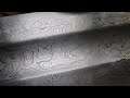 Forging a broad pattern welded viking sword, part 2, heat treatment.