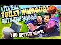 LITERAL TOILET HUMOUR WITH THE SQUAD! FT. NINJA, COURAGEJD & DRLUPO