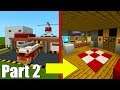 Minecraft Tutorial: How To Make A Fire Station Part 2 "2019 City tutorial"