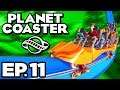 Planet Coaster Ep.11 - 🎢 RACE AND CHASE DOUBLE ROLLERCOASTER SAVES MY PARK! (Gameplay / Let’s Play)