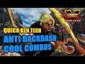 SFV S4 Ken: Stand HP VT Combos vs Backdash