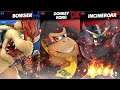 SSBU - Bowser (me) vs Fake Donkey Kong & Fake Incineroar