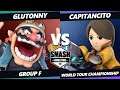 SWT Championship Group F - Capitancito (Mii Gunner) Vs. Glutonny (Wario) SSBU Ultimate Tournament