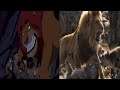 The Lion King (1994/2019) Mufasa saves Simba and Nala
