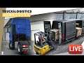 🚛 Truck & Logistics Simulator | CHARGEMENT MANUEL des camions et TRANSPORT ! Event presse multi !
