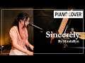 TRUE - Sincerely (TV size) Piano Solo live session | performed by MindaRyn