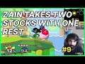 Zain takes two stocks with one rest | Smash Melee Highlights