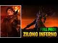 Zilong Dark Inferno Skin Script costum, All Patch - Mobile Legends