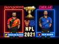 Bangalore Blasters vs Delhi Dashers - New update NPL / IPL 2021 World cricket championship 3 Live