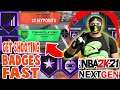 FASTEST WAY TO GET ALL SHOOTING BADGES IN NBA 2K21 NEXT GEN - GET ALL SHOOTING BADGES IN ONE DAY