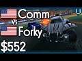 Forky vs Comm | $552 Rocket League 1v1