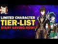 GENSHIN IMPACT LIMITED CHARACTER TIER LIST | GET READY FOR RE-RUN BANNERS!