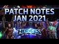Heroes of the Storm Patch Notes Review [Jaunary 19, 2021]