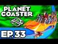 Planet Coaster Ep.33 - 🏎 CHIEF BEEF'S MEATY CHALLENGE & RACEWAY GO-KART TRACKS (Gameplay Lets Play)