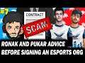 @R0naKOP and @TXPuKaR talk about Scam in E-sports Org Contracts and Also Give Advice to Underdogs