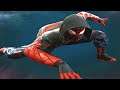 Spider-Man: Miles Morales (PS4 1080p) - The End Suit Gameplay: Free Roam & Crime Fighting