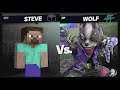Super Smash Bros Ultimate Amiibo Fights – Steve & Co #4 Steve vs Wolf