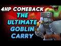 The best Goblin Carry!! 4HP comeback WIN! [HIGH IQ TEAM CHOICE] | Auto Chess World Server Merge!