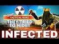 THEY TRIED TO HIDE!!!! CRAZY ROATATION NUKE + LADDER BLOCK (infected) | Call of Duty Modern Warfare