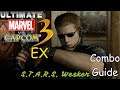 [Ultimate Marvel vs Capcom 3: EX] pecks Combo Guide of S.T.A.R.S. Wesker [PC]